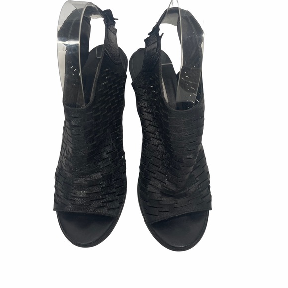 Steve Madden Leala Open Toe Bootie Black Size 7.5 - Picture 4 of 11